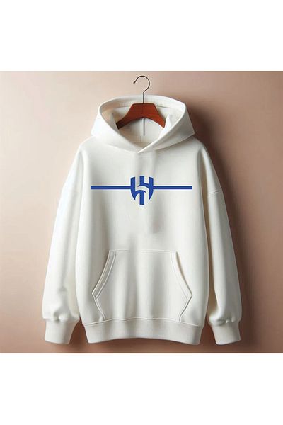 Pisa Art Φούτερ AL Crescent Special Minimalist Design Unisex με κουκούλα