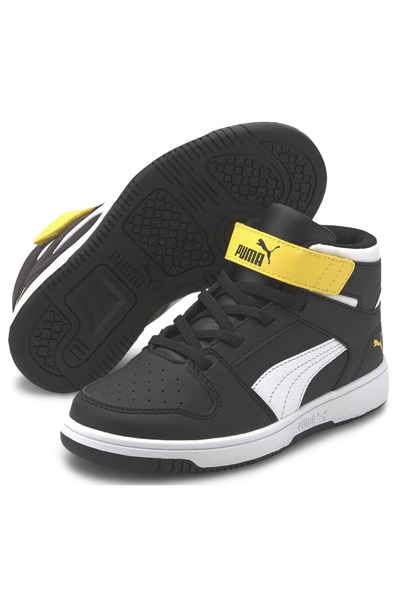 Puma 370488 Rebound Joy Layup SL V PS Çocuk Spor Ayakkabı SARI