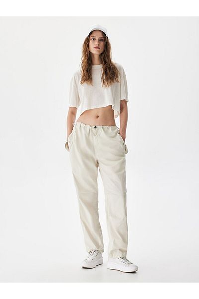 Ltb White Crop T-shirt
