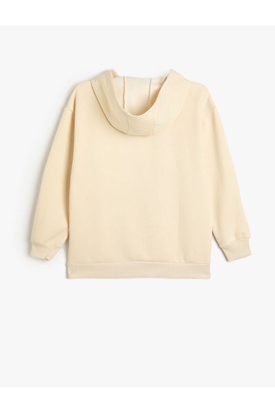 Koton Girl's Sweatshirt Ecru 4wkg10055ak