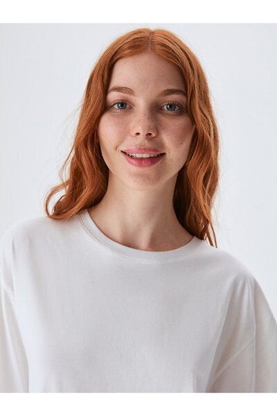 Ltb White T-Shirt - Beach Printed