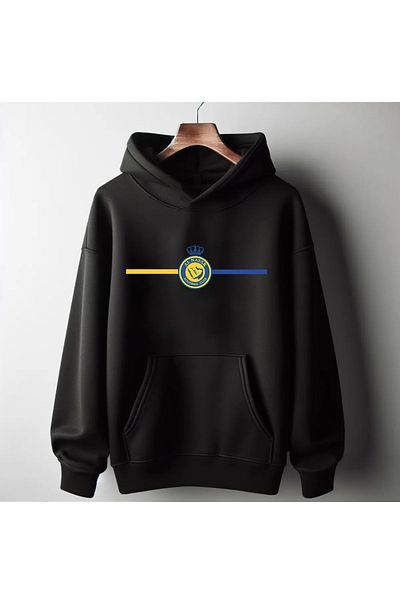 Pisa Art Φούτερ AL Nassr Special Minimalist Design Unisex με κουκούλα