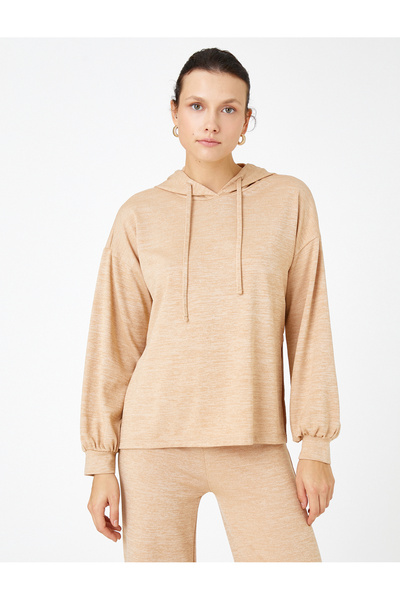 Koton Φούτερ με κουκούλα μακρυμάνικο