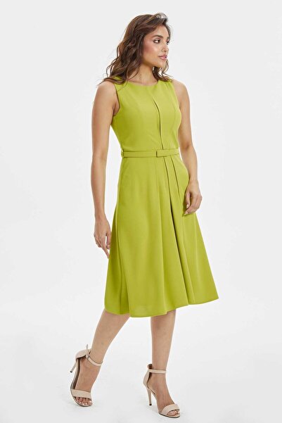 MEZZURA 8313 PİLELİ DİVA ELBİSE  ASİT