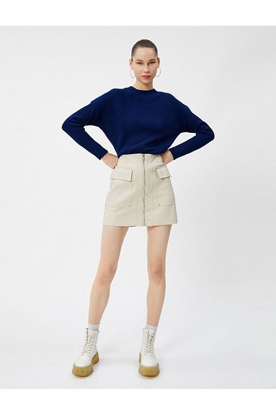 Koton Basic Knitwear Sweater Round Neck Long Sleeve