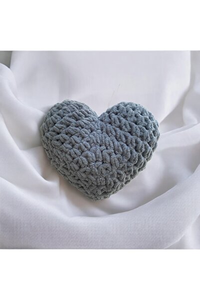 Alize Puffy Lined Heart Pillow