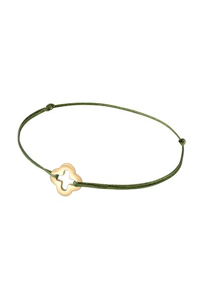 ELLI Damenarmband aus 925er-Sterlingsilber mit Kleeblattmuster