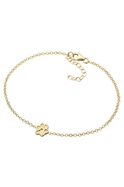 ELLI Bracelet Ladies Paws Pendant Basic In 925 Sterling Silver