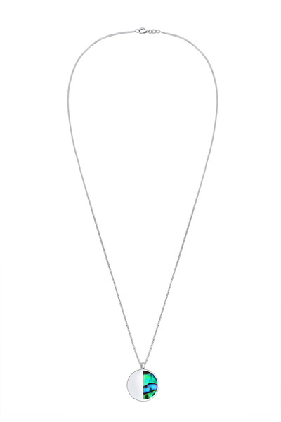 ELLI Náhrdelník Platelet Geo Maritime Abalone Shell Pearl 925 Sterling Silver