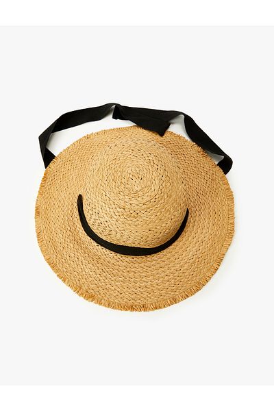 Koton Straw Hat with Band Detail