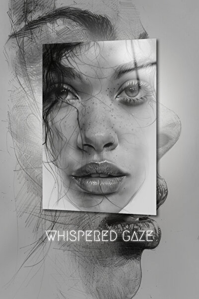 Whispered Gaze Özel Üretim Cam Tablo