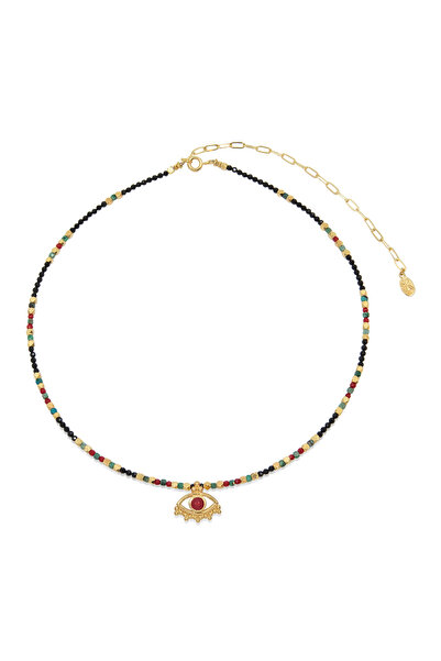 Atelier Petites Pierres CORAL EYE - Doğaltaşlı Kolye