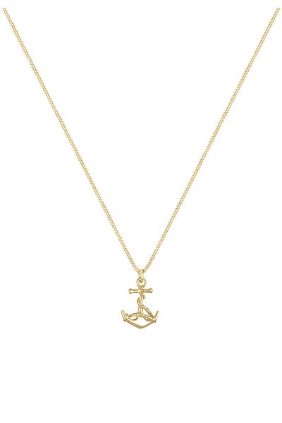 ELLI Necklace Ladies Anchor Pendant Maritime Summer Trend In 925 Sterling Silver