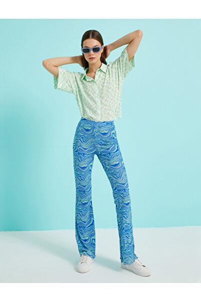 Koton Vzorované široké kalhoty