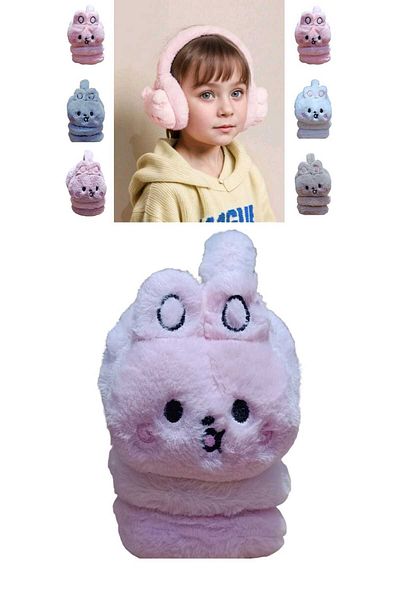 Eva Rose 1Pcs Rabbit Model Winter Earmuff Plush Earmuff Children's Plush Earmuff Girl's Earmuff