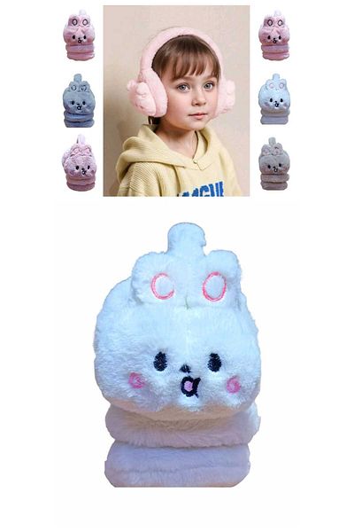 Eva Rose 1Pcs Rabbit Model Winter Earmuff Plush Earmuff Children's Plush Earmuff Girl's Earmuff