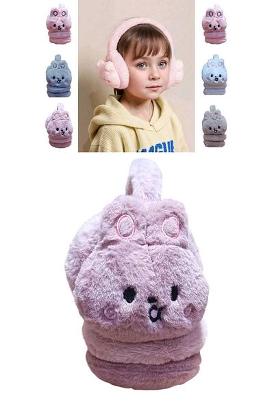 Eva Rose 1Pcs Rabbit Model Winter Earmuff Plush Earmuff Children's Plush Earmuff Girl's Earmuff