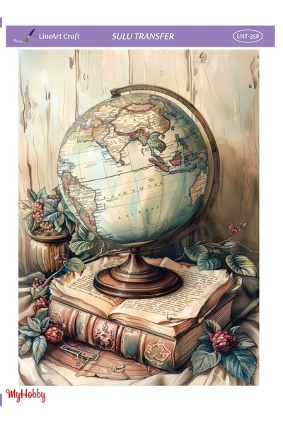 LİNEART Lineart Sulu Transfer No:LNT358 25x35cm