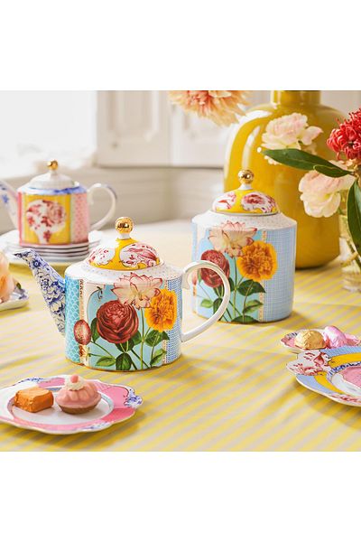Pip Studio Royal Blue Porcelain Teapot 1600 ml