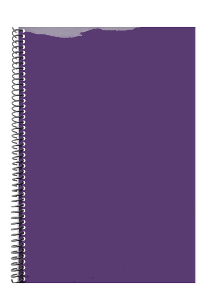 Şirin Yün A4 Spiralli Pvc Kapaklı 80 Yaprak Çizgili Defter 1 Adet Mor