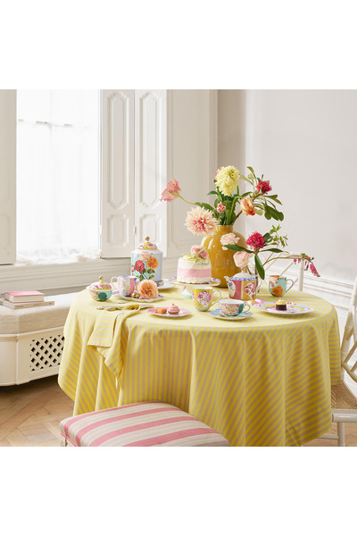 Pip Studio Royal Sarı Mavi Porselen Saklama Kabı 1900 Ml