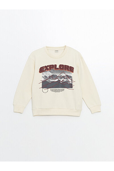 LC Waikiki Hanorac gros pentru băiat cu guler rotund