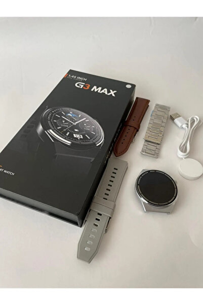 Laraheiser * Watch Amoled Ekran Android ve iOS Uyumlu Arama Yapan NFC GPS GT3...