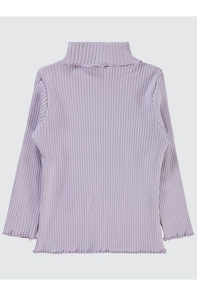 Civil Girls 2-5 Years Girl Lavender Patterned Gentle Sweatshirt