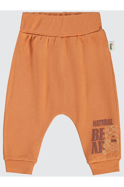 Civil Baby 6-18 Months Baby Boy Cinnamon Color 2-Piece Single Bottom Without Booties