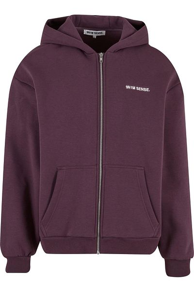 9N1M SENSE Sense Essential Flauschiger Zip Hoody