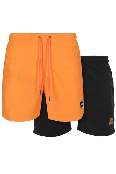 Urban Classics Herren Block Swim Shorts 2-pack