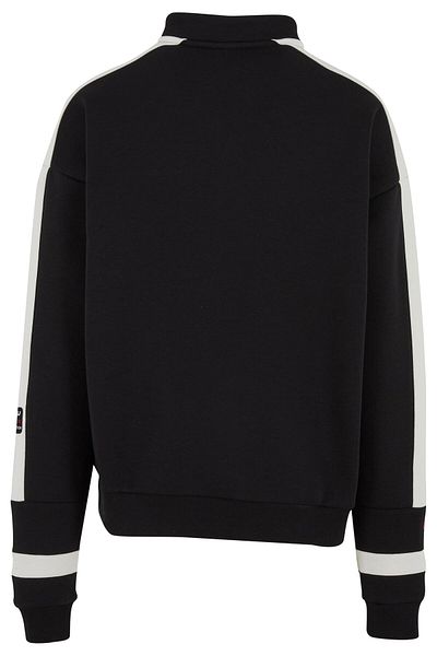 FUBU Fm243-005-1 Corporate Sprts Zip Hooded Check Sweatshirt