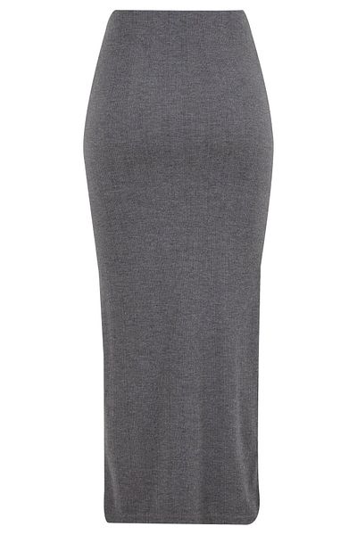 Urban Classics Gerippter Rock mit hohem Schlitz für Damen