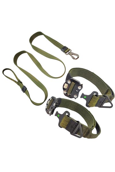 VSLT HANDMADE Large Breed Tactical Dog Leash - with Handles and Strap,.K9 Leash Strap, Dobberman, Rotweiler, Malinois Etc