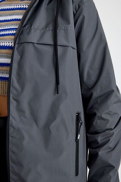 comstar Women's Lined Water Resistant Hooded Raincoat
