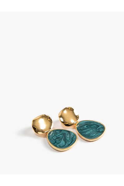 Koton Earrings Dangle Colorful Jewelled