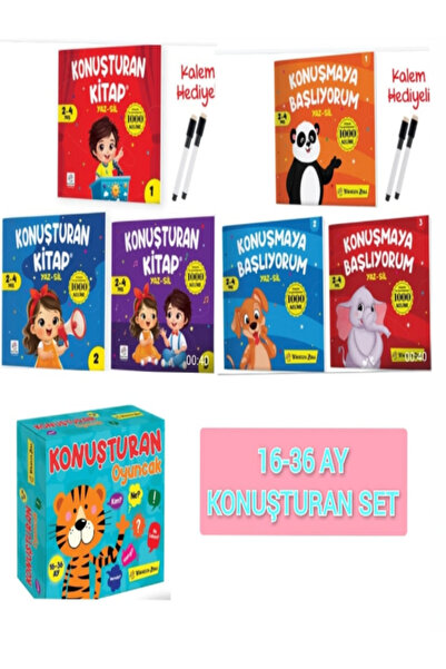 yükselen zeka 16-36 Ay Konuşturan Kitap ve Oyun Seti - KaliteBurda AVM