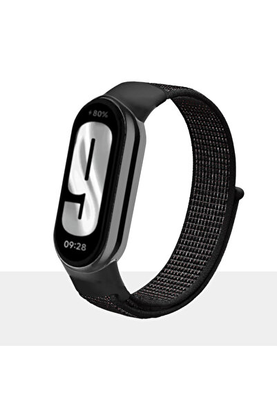 KRETON Mi Band 8 , Mi Band 9 Ve Mi Band 10 Ile Uyumlu Kayış Spor Kumaş Cırt C...