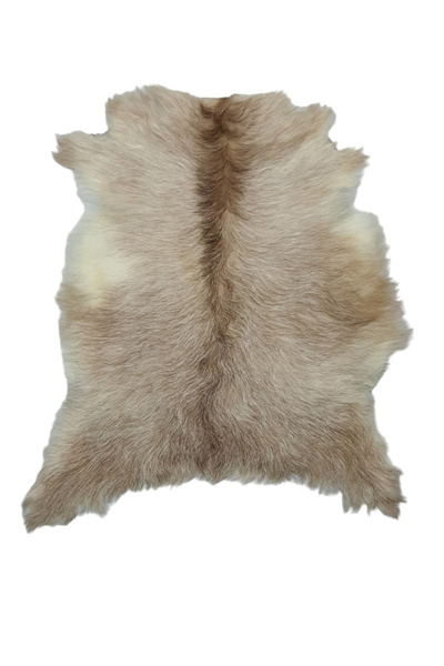 Ottoman Pouffe Hakiki Oğlak Derisi Gerçek Deri Post 56x66cm (020) Posteki Ev ...