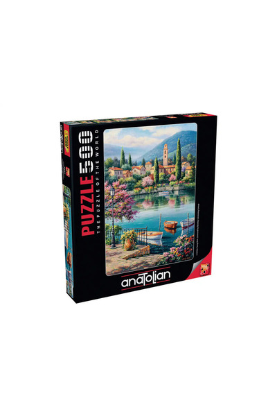 Anatolian Puzzle 500 Piece Jigsaw Puzzle - Evening on the Lake 3597