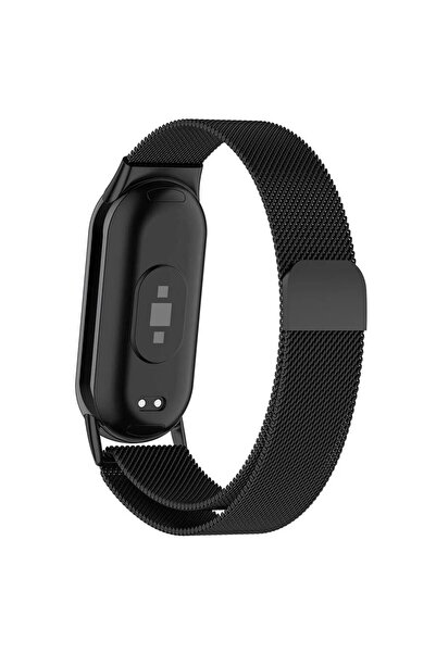 KRETON Mi Band 8 , Mi Band 9 Ve Mi Band 10 Ile Uyumlu Kordon Hasır Örgü Metal...
