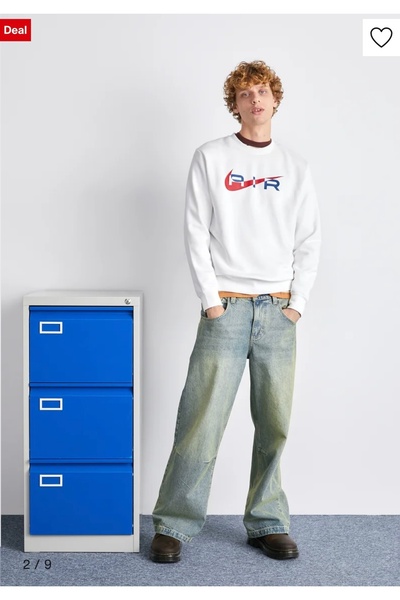 Nike Sportswear Swoosh Air Graphic Fleece Crew-Neck Beyaz Erkek Sweatshirt