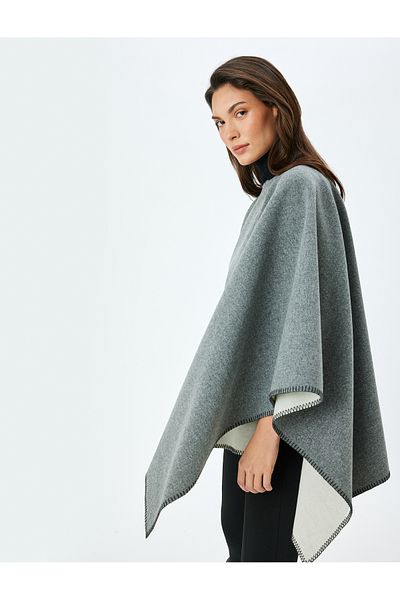Koton Classic Long Oversize Poncho