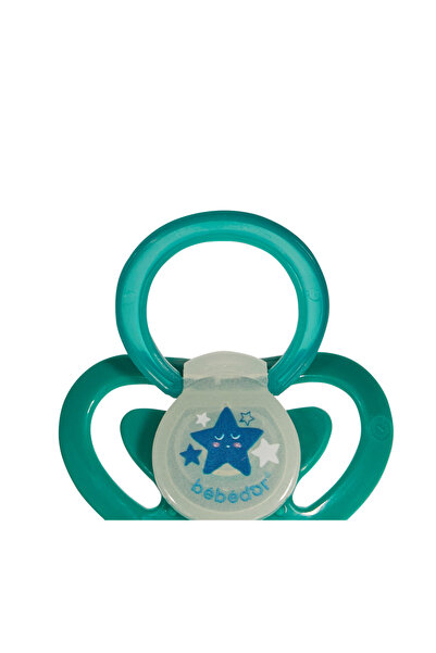 Bebedor Gece Serisi Karanlıkta Parlayan Silikon Damaklı Emzik 6-18ay Yeşil 182