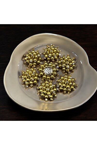 SavBrand Zlatna Sa perlama kamena broša 5 komada