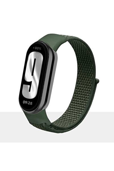 KRETON Mi Band 8 , Mi Band 9 Ve Mi Band 10 Ile Uyumlu Kayış Spor Kumaş Cırt C...