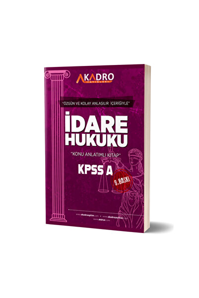 A Kadro Yayınları İdare Hukuku 9.Baskı