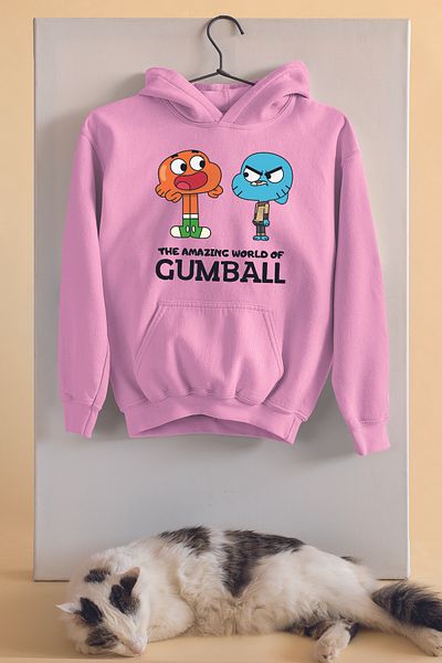 ADABEBEK Unisex oversize dětská mikina s gumovým potiskem