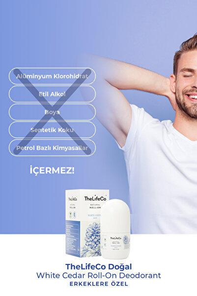 The LifeCo Doğal Alüminyumsuz Doğal Deodorant (TEENAGE, MAN, WOMAN) 60 ml X 3 Adet