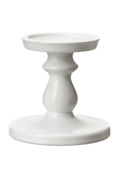 IKEA SUMUHOME ERSATTA DEKORATİF ŞAMDAN BEYAZ 13 CM